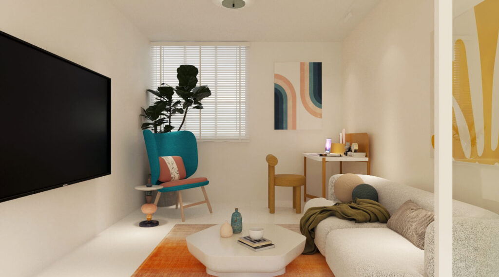  Styling with Colour & Textures 4-room BTO in 327 Serangoon Ave