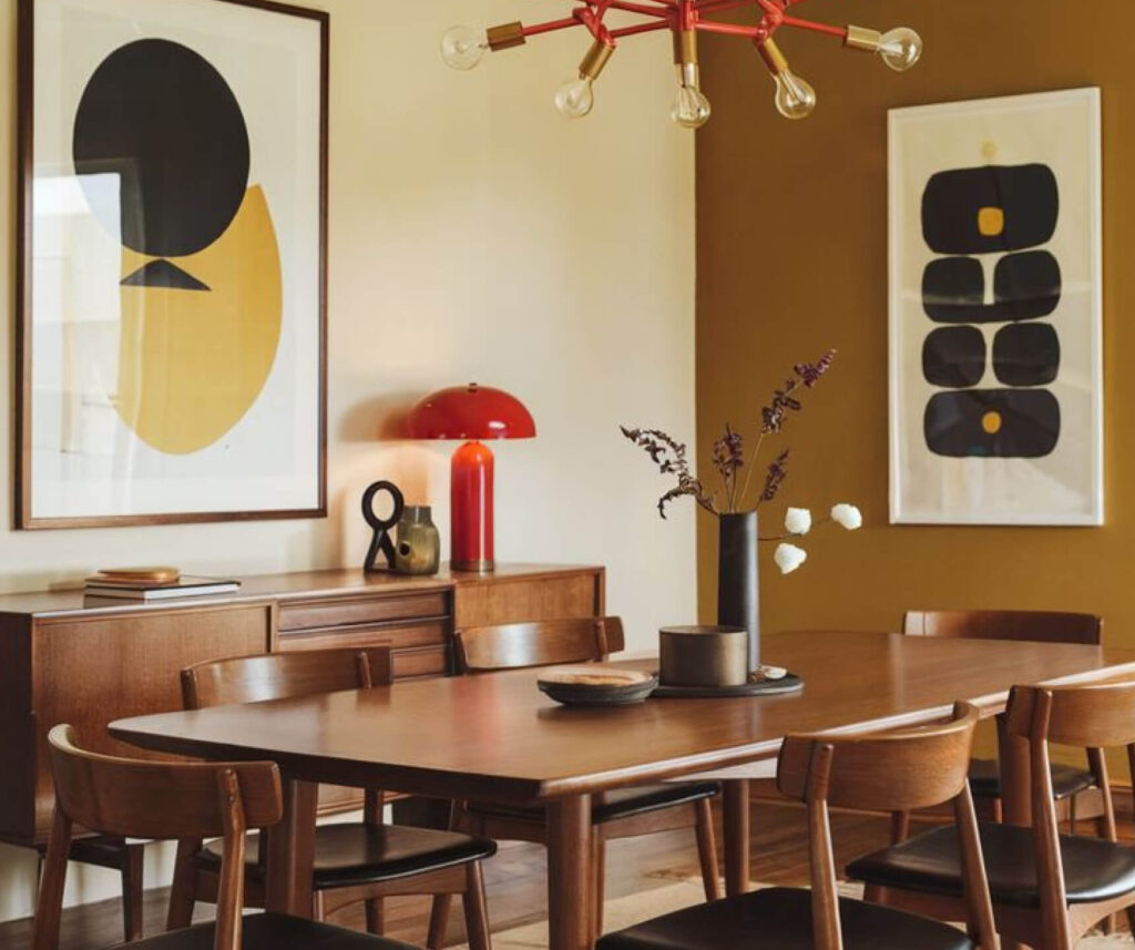 mid-century modern home interior design