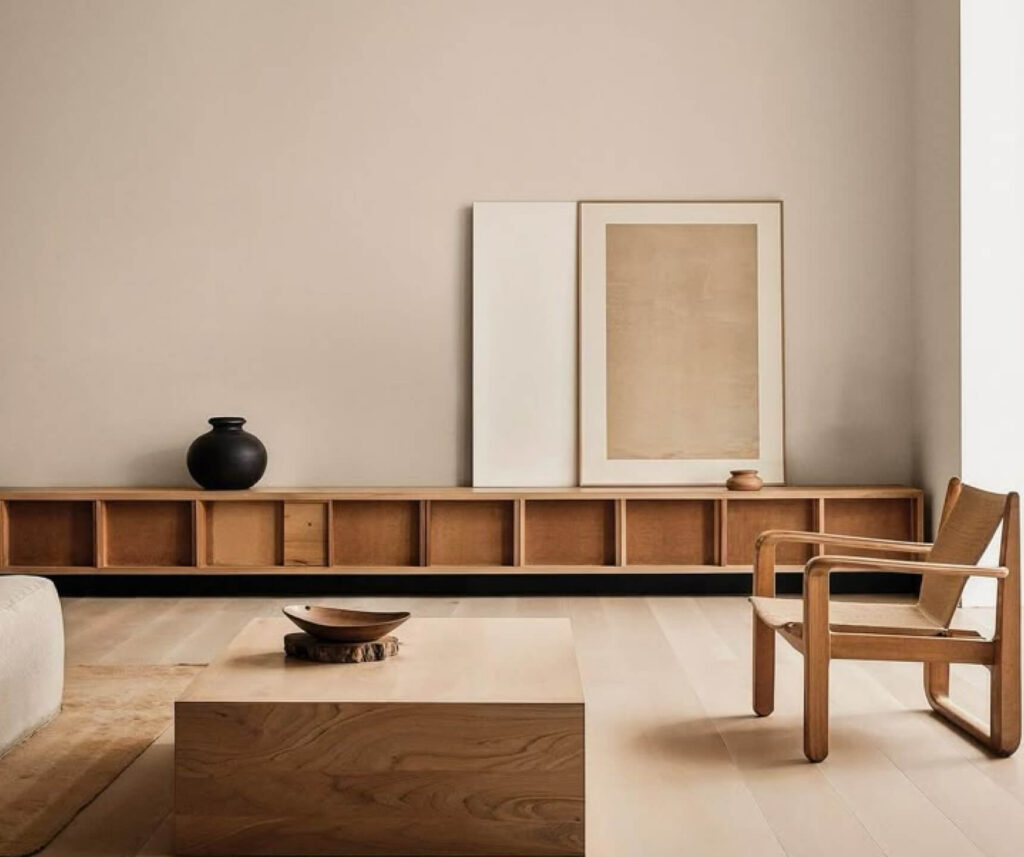 modern home closed storage design